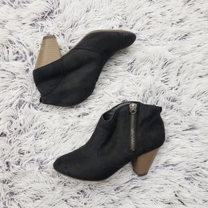 Madden Girl Black Ankle Booties